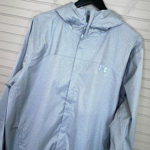 under armour vanish woven full zip hooded jacket